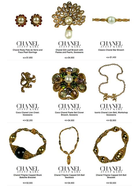 coco chanel vintage jewelry|Coco Chanel jewelry original.